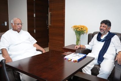 Mallikarjun Kharge DK Shivakumar