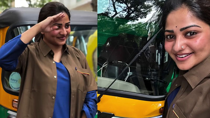 ಆಟೋ ಚಾಲಕರ ಸಂಘಕ್ಕೆ ರಾಯಭಾರಿಯಾದ ರಚ್ಚು 4 Rachita Ram 3