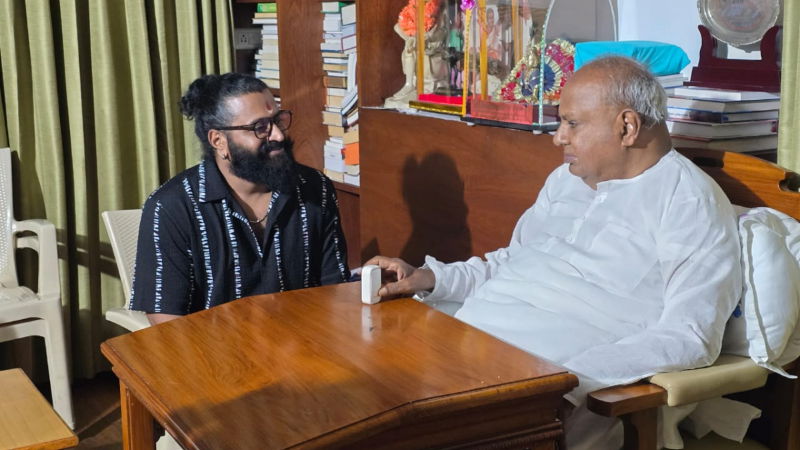 Rishab Shetty H.D. Deve Gowda