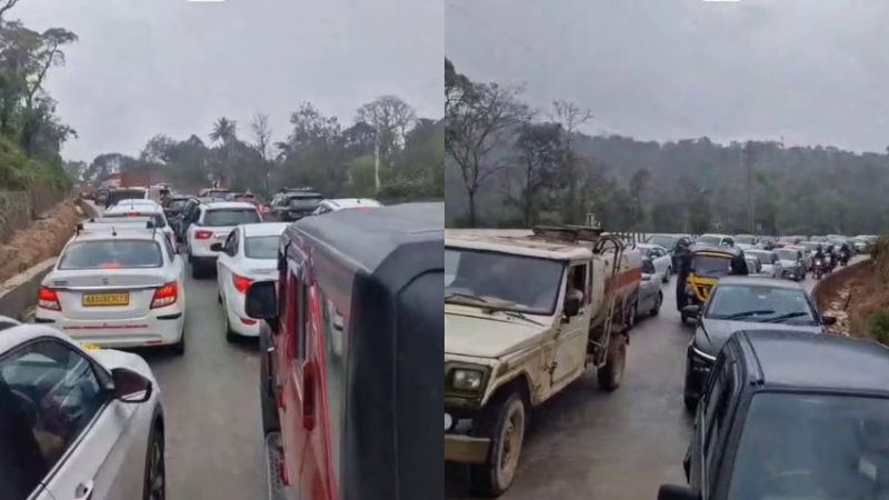 Traffic Jam Shiradi Ghat