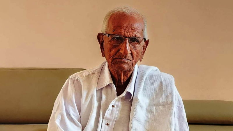 ಬ್ರಿಟಿಷರ ವಿರುದ್ಧ ಹೋರಾಡಿದ್ದ ಹಿರಿಯ ಸ್ವಾತಂತ್ರ್ಯ ಹೋರಾಟಗಾರ ವಿ.ಎನ್ ರೆಡ್ಡಿ ನಿಧನ 1 V.N. Reddy