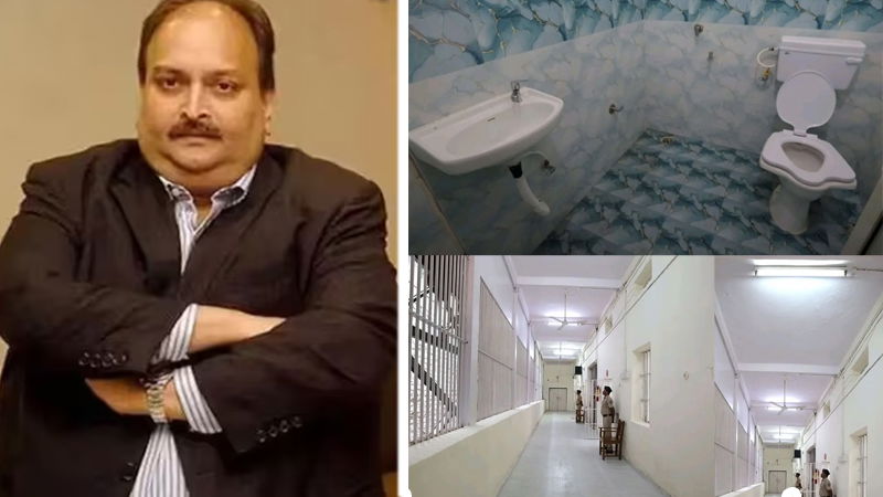 ಮೆಹುಲ್ ಚೋಕ್ಸಿಗೆ ಮುಂಬೈನ ಆರ್ಥರ್ ರೋಡ್ನಲ್ಲಿ ಸಿದ್ಧವಾಗಿರೋ ಜೈಲು ಕೋಣೆ ಹೇಗಿದೆ ಗೊತ್ತಾ? 2 mehul choksi 3