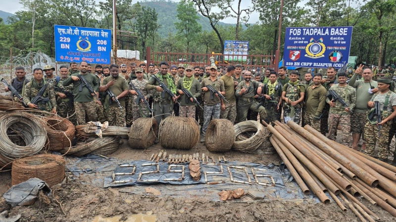security forces recover explosive in chattisgarh bijapur 1