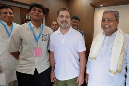 siddaramaiahs grandson dhawan rakesh rahul gandhi