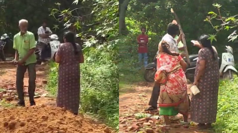 woman assaulted by neighbour in nelamangala