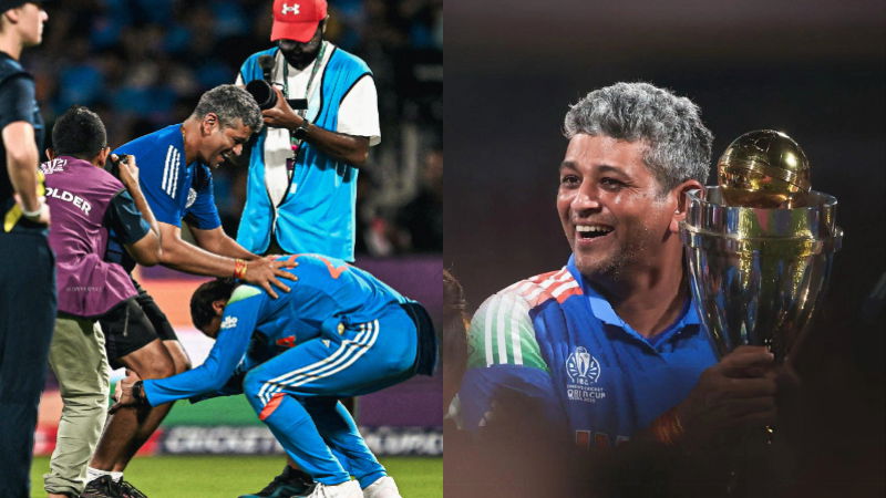 ಜಯಗಳಿಸಿದ ಬೆನ್ನಲ್ಲೇ ಕೋಚ್ ಕಾಲಿಗೆ ಬಿದ್ದು ನಮಸ್ಕರಿಸಿದ ಹರ್ಮನ್ - ಯಾರಿದು ಅಮೋಲ್ ಮುಜುಂದಾರ್? 1 2025 Womens Cricket World Cup Final Harmanpreet Kaur touched the feet of Head coach Amol Muzumdar