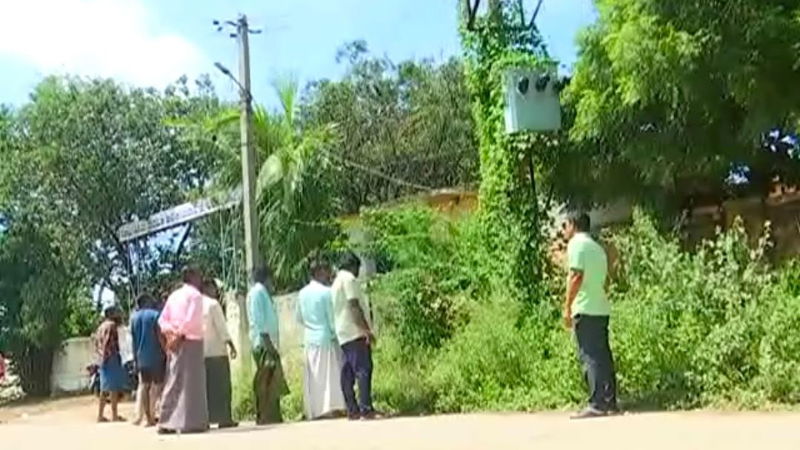 Electricity transformer near government school hundreds of students in danger in Ballari