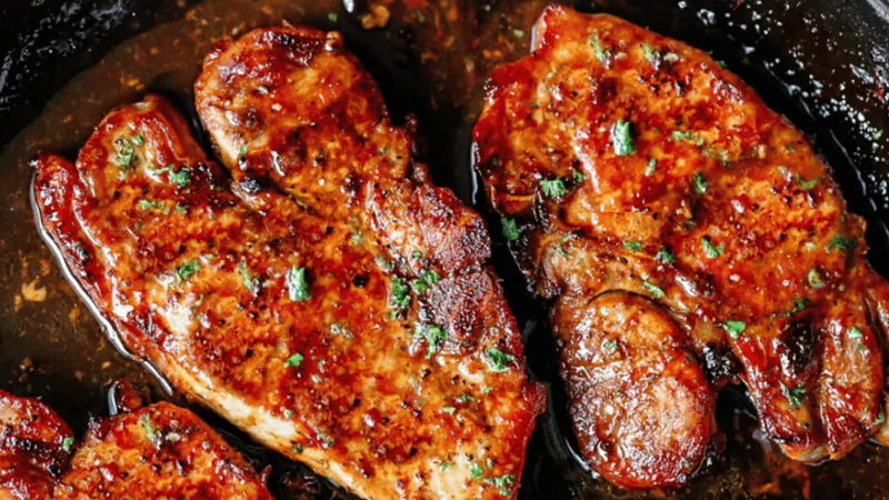 Honey Garlic Pork Chops 3