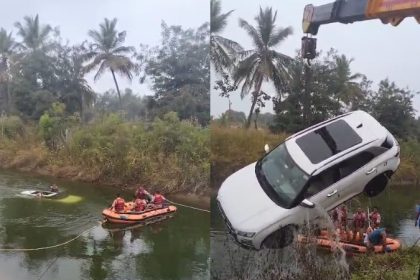 Mandya VC Canal Car Fell