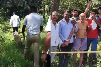 Police dog finds 75 year old doctor lost in forest in Chikkamagaluru Koppa