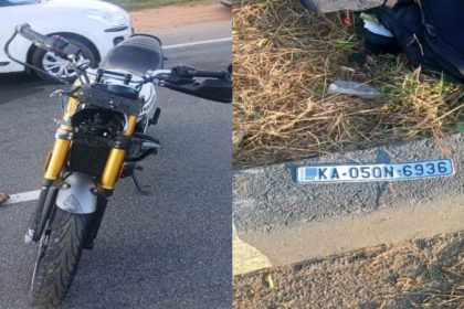 bike accident in bengaluru hassana higwhay two people died on the spot