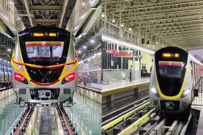 ಮೆಟ್ರೋ ಪ್ರಯಾಣಿಕರಿಗೆ ಸಿಹಿ ಸುದ್ದಿ: ಯೆಲ್ಲೋ ಮಾರ್ಗದಲ್ಲಿ ಸಂಚಾರ ಆರಂಭಿಸಿದ 5ನೇ ರೈಲು 11 namma metro 5th train yellow line bengaluru